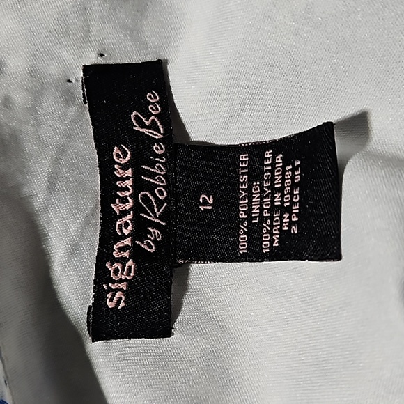 Signature by Robbie Bee Ruffle bottom sleeveless Midi Dress size 12 CLEARANCE - Picture 5 of 7